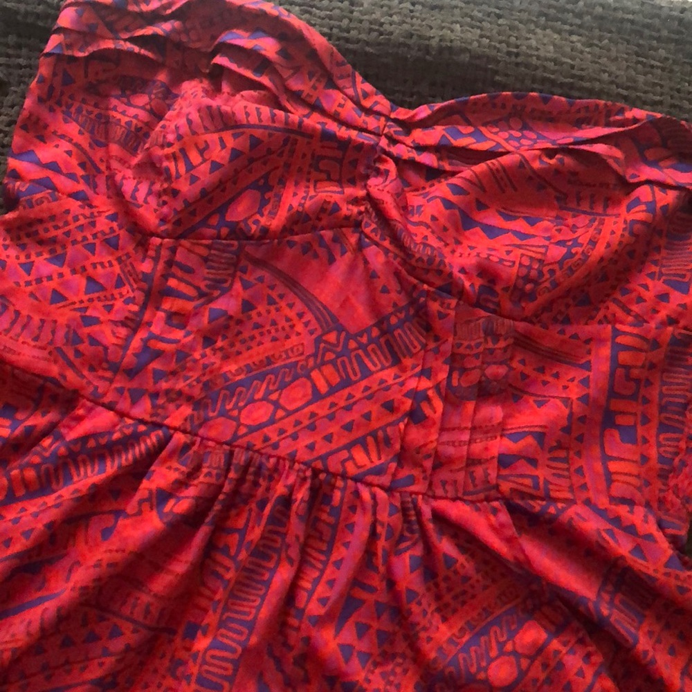 O’Neill tube dress zipper back lightweight fabric - Picture 3 of 4